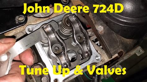 john deere valve adjustment